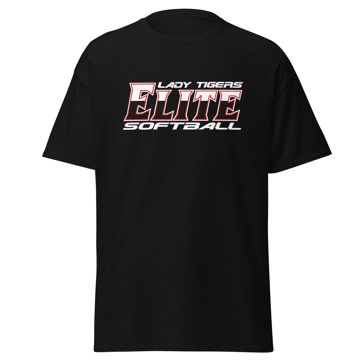 Classic | T-Shirt | Tigers Elite Softball | Modern Script Logo