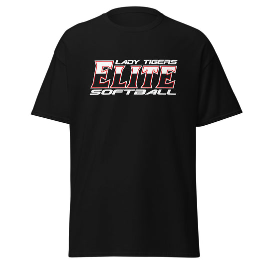Classic | T-Shirt | Tigers Elite Softball | Modern Script Logo