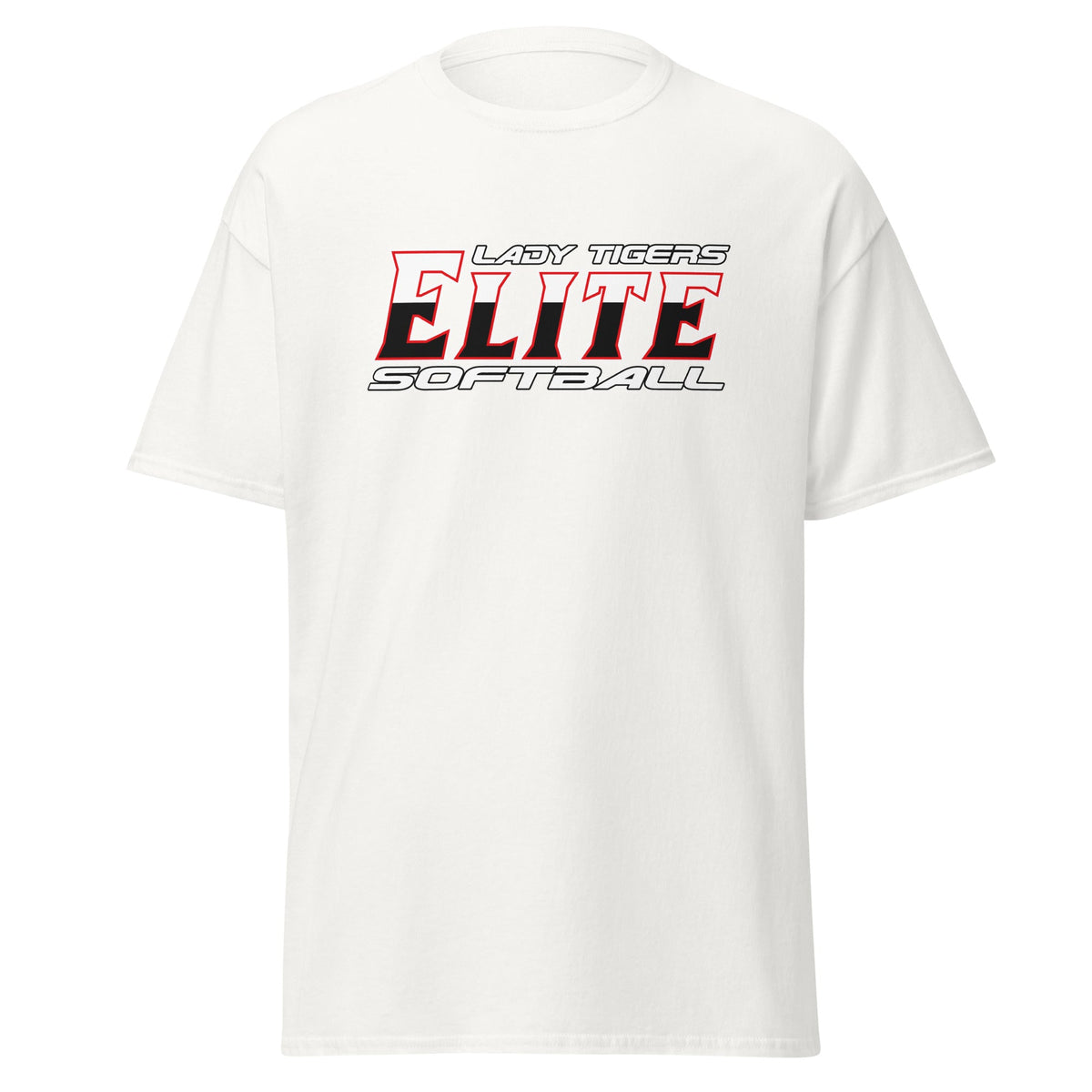 Classic | T-Shirt | Tigers Elite Softball | Modern Script Logo