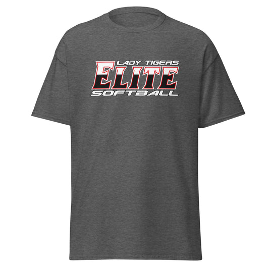 Classic | T-Shirt | Tigers Elite Softball | Modern Script Logo