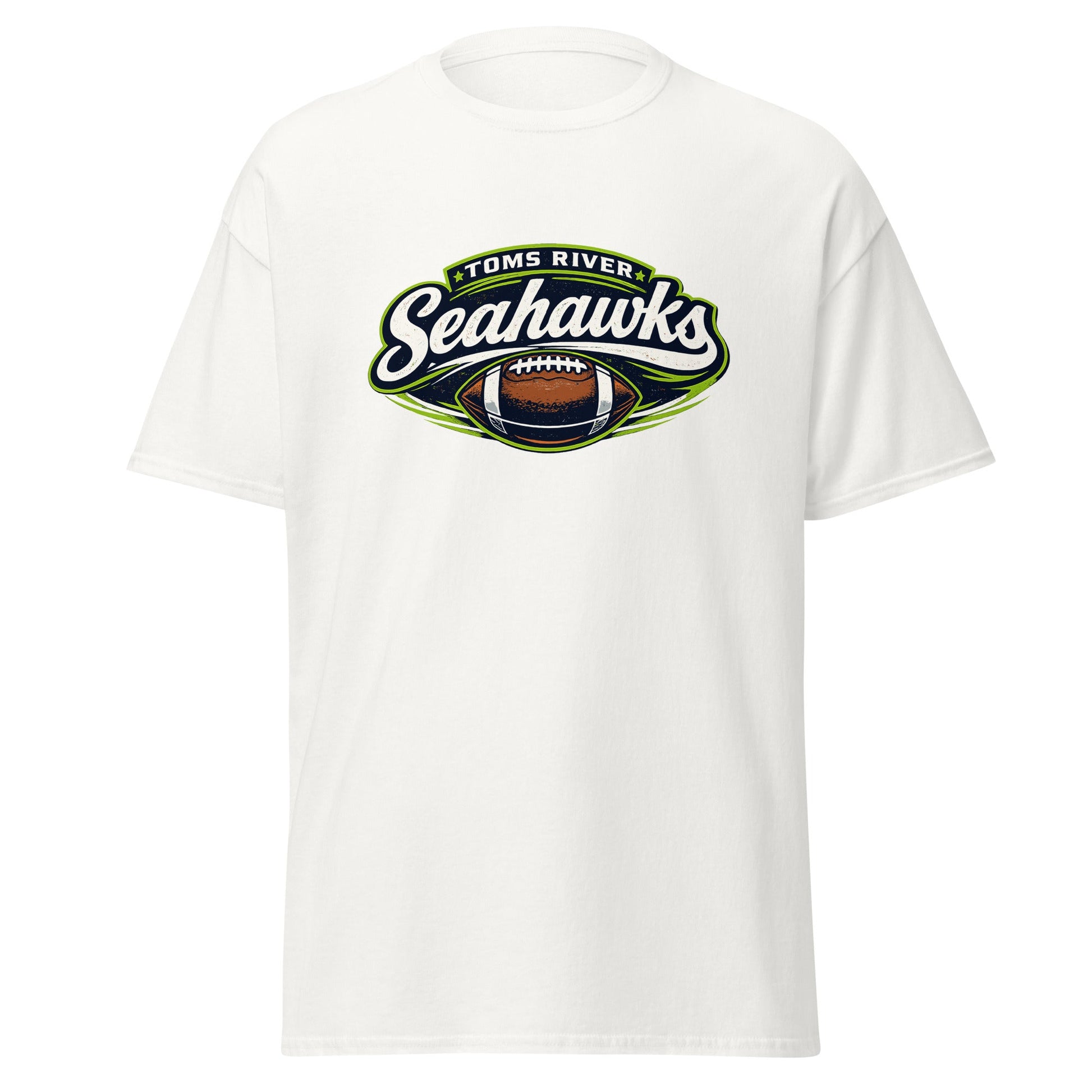 Classic | T-Shirt | Toms River Seahawks | Football Emblem Logo