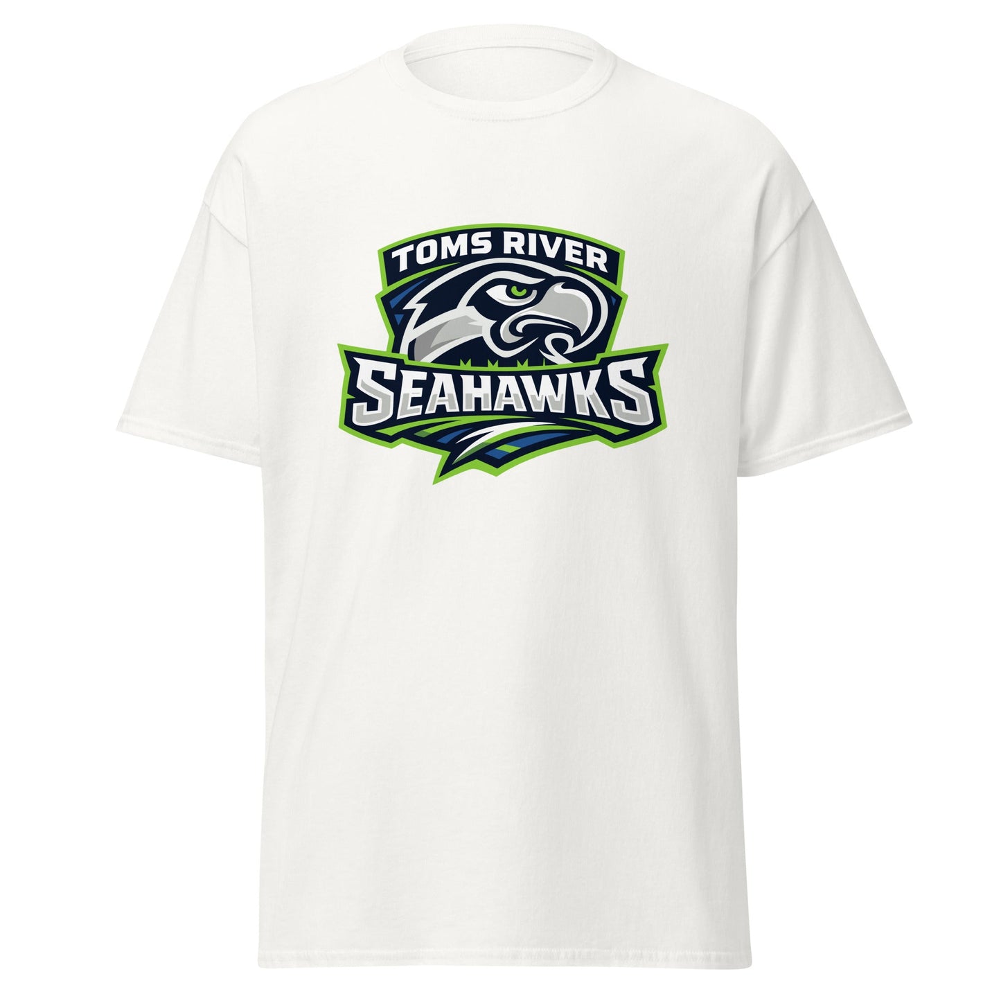 Classic | T-Shirt | Toms River Seahawks | Mascot Script Logo