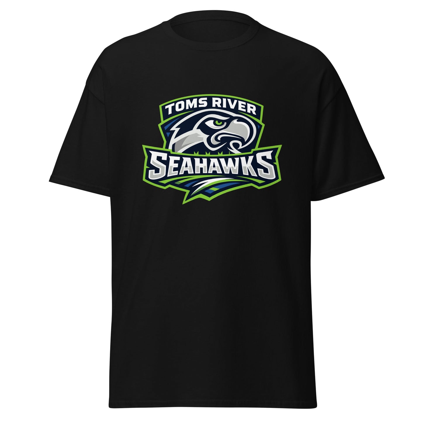 Classic | T-Shirt | Toms River Seahawks | Mascot Script Logo