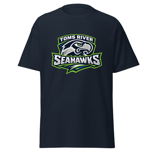 Classic | T-Shirt | Toms River Seahawks | Mascot Script Logo