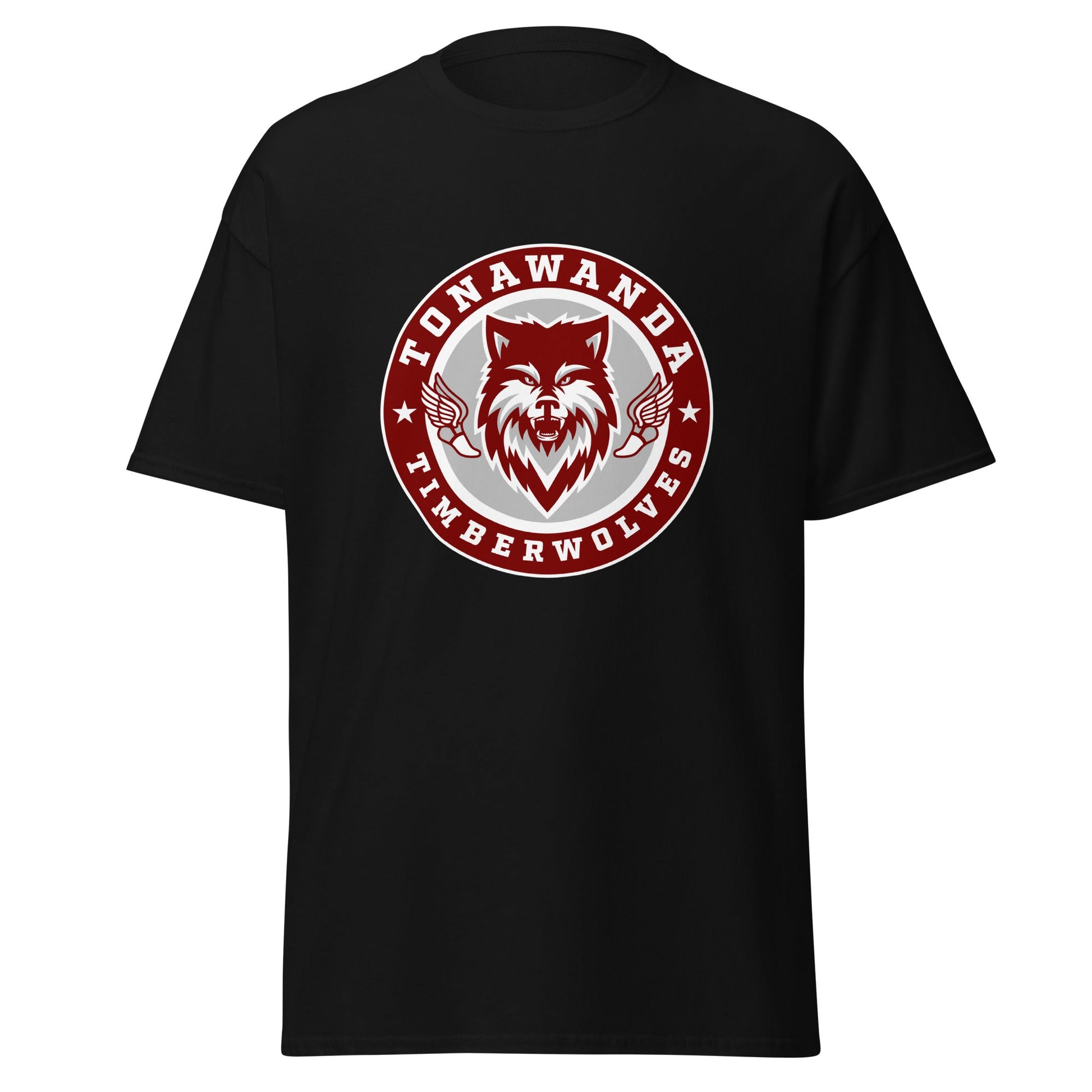 Classic | T-Shirt | Tonawanda High School Track and Field | Mascot Badge Logo