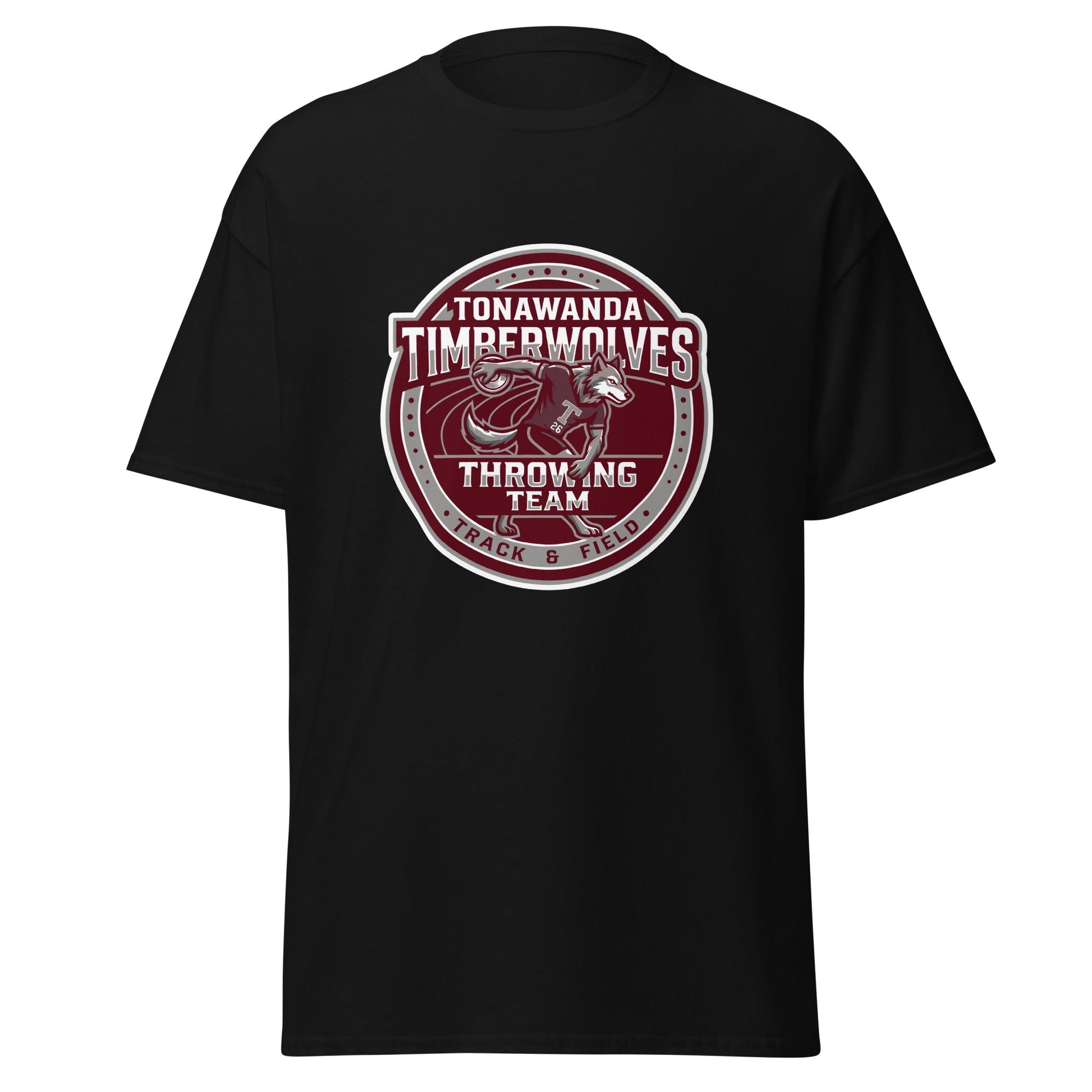 Classic | T-Shirt | Tonawanda High School Track and Field | Throwing Team Logo
