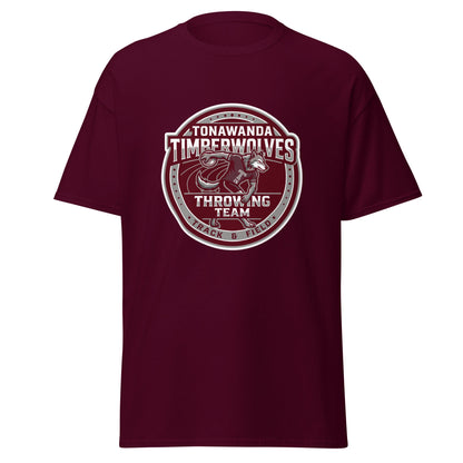 Classic | T-Shirt | Tonawanda High School Track and Field | Throwing Team Logo