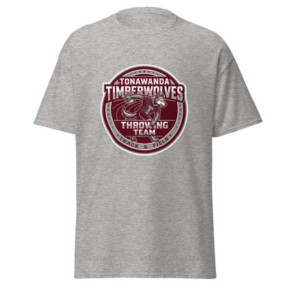Classic | T-Shirt | Tonawanda High School Track and Field | Throwing Team Logo