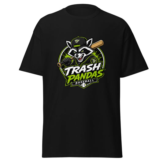 Classic | T-Shirt | Trash Pandas Baseball Organization | Mascot Logo