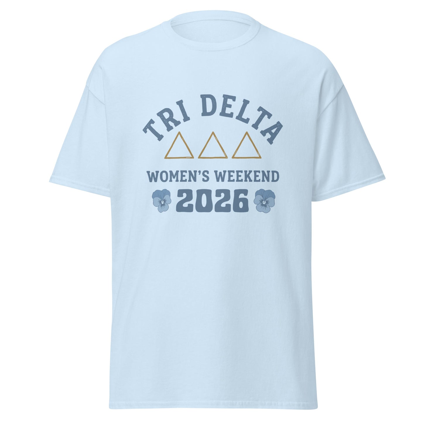 Classic | T-Shirt | Tri Delta Epsilon | Sisterhood Script Logo