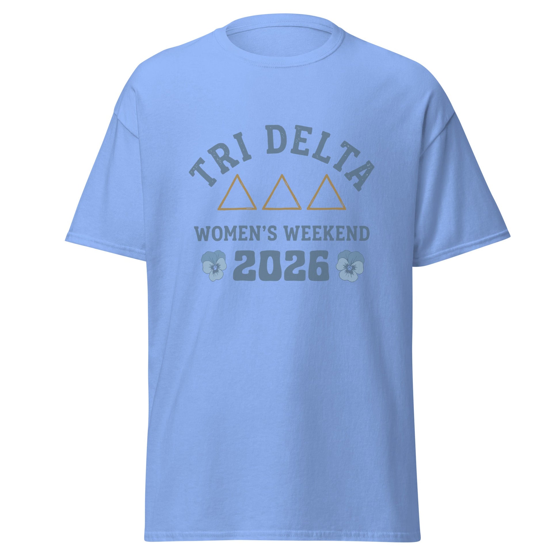 Classic | T-Shirt | Tri Delta Epsilon | Sisterhood Script Logo
