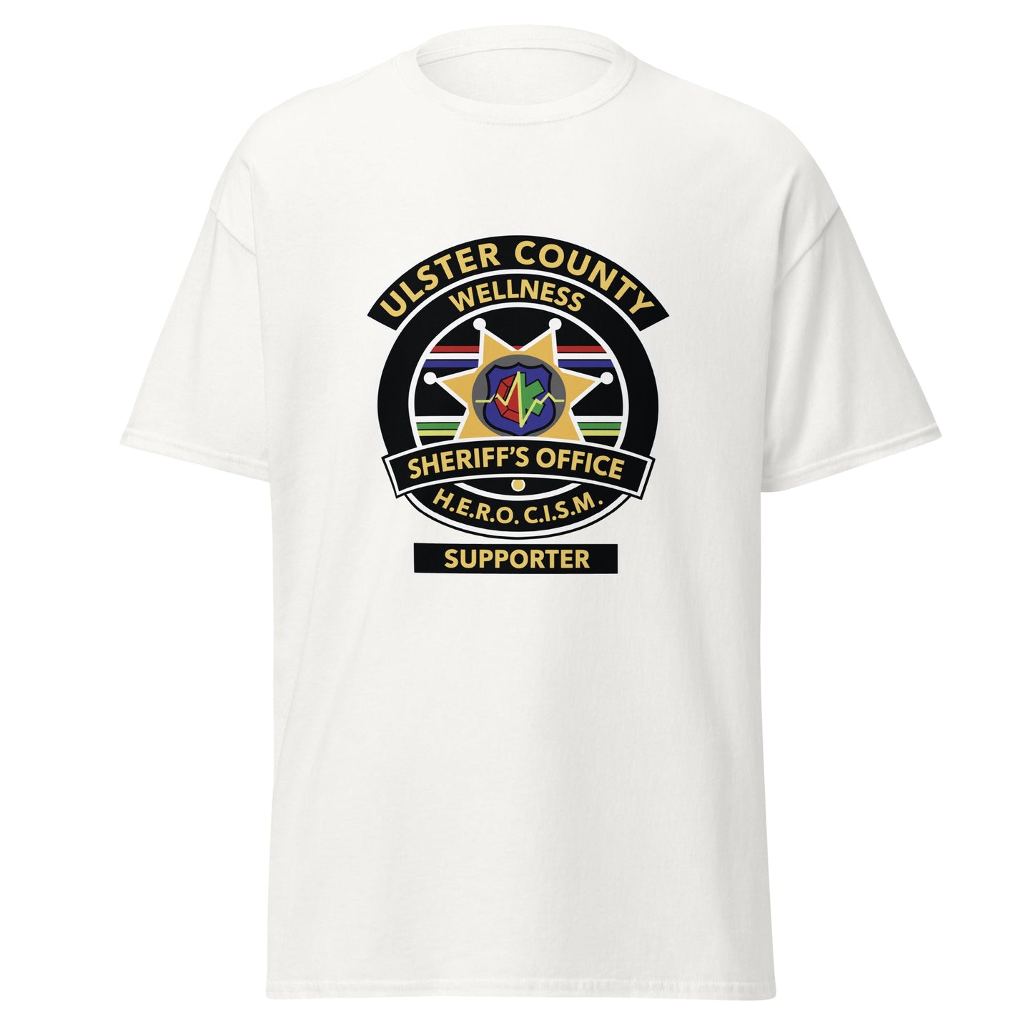 Classic | T-Shirt | Ulster County Sheriff's Office Wellness Division | Badge Logo