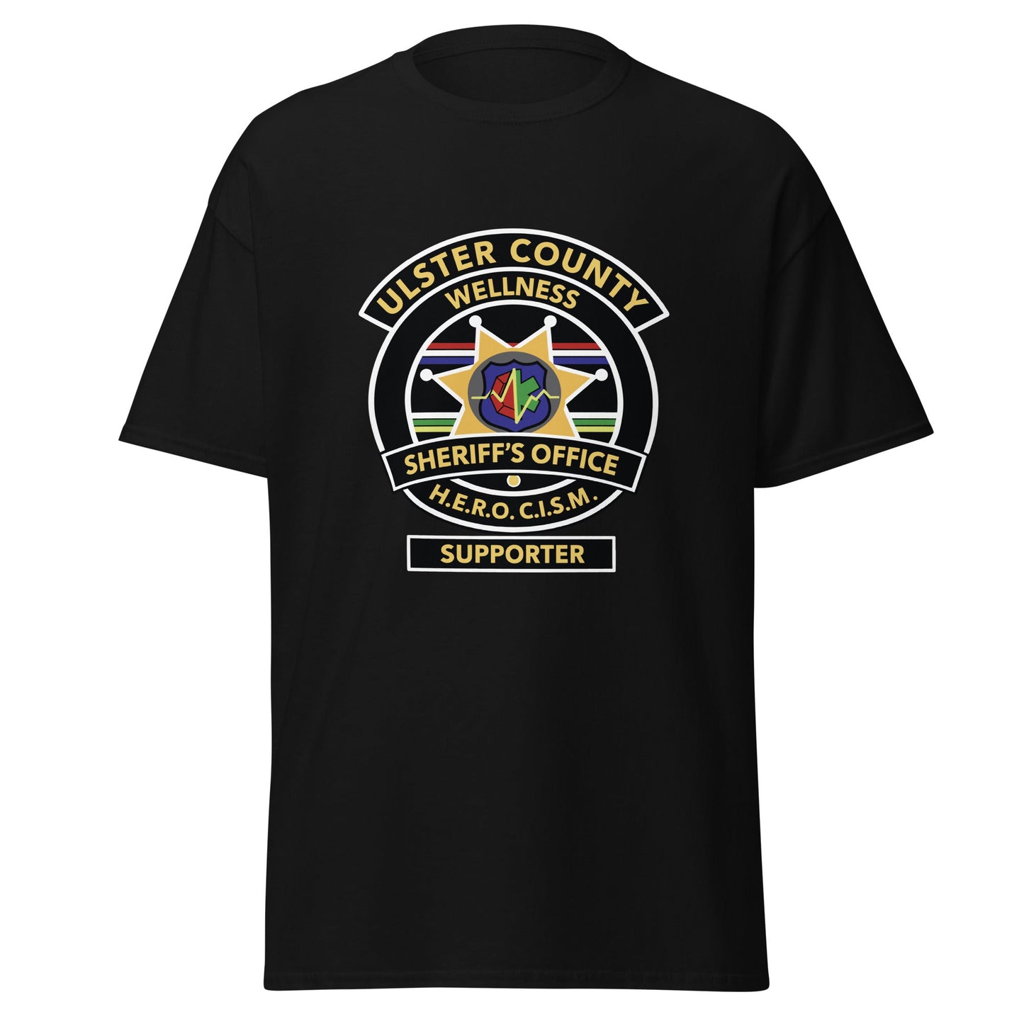 Classic | T-Shirt | Ulster County Sheriff's Office Wellness Division | Badge Logo