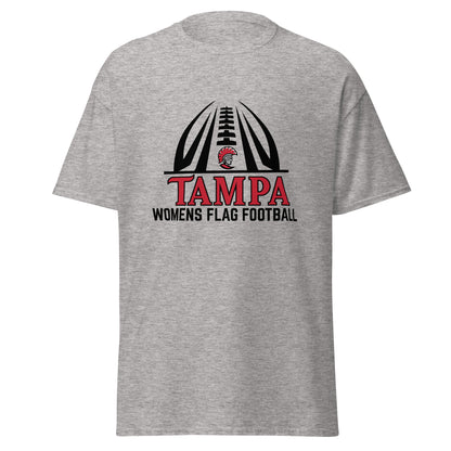 Classic | T-Shirt | University of Tampa Women's Flag Football | Football Logo