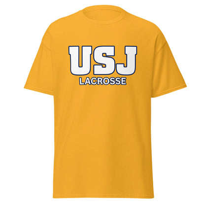 Classic | T-Shirt | USJ women’s lacrosse | Modern Script Logo