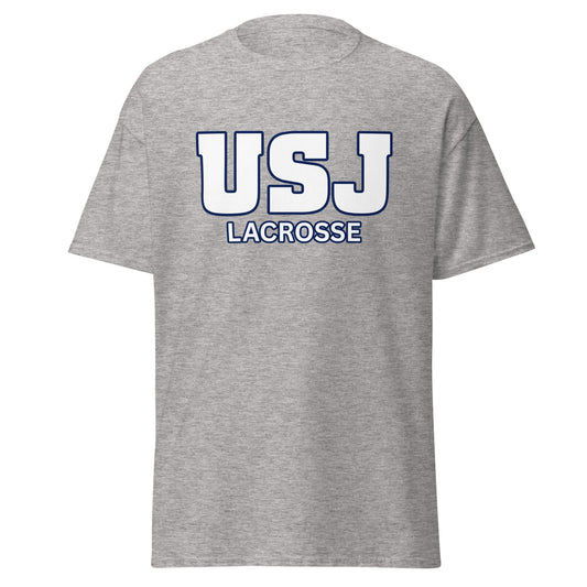 Classic | T-Shirt | USJ women’s lacrosse | Modern Script Logo