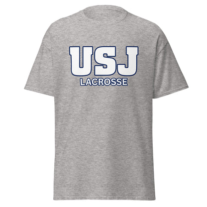 Classic | T-Shirt | USJ women’s lacrosse | Modern Script Logo