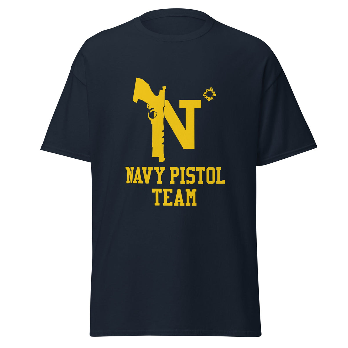 Classic | T-Shirt | USNA Pistol Team | Crest Logo