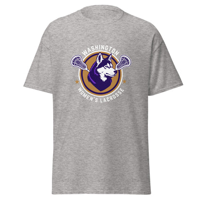 Classic | T-Shirt | UW Women's Club Lacrosse | Badge Logo