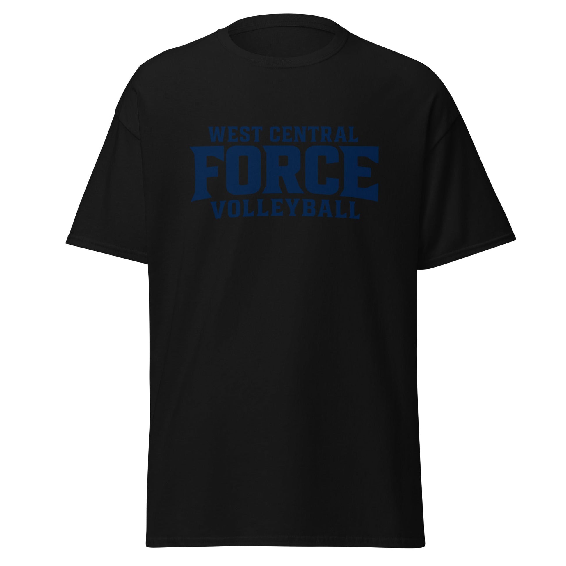 Classic | T-Shirt | West Central Force Volleyball | Blue Logo