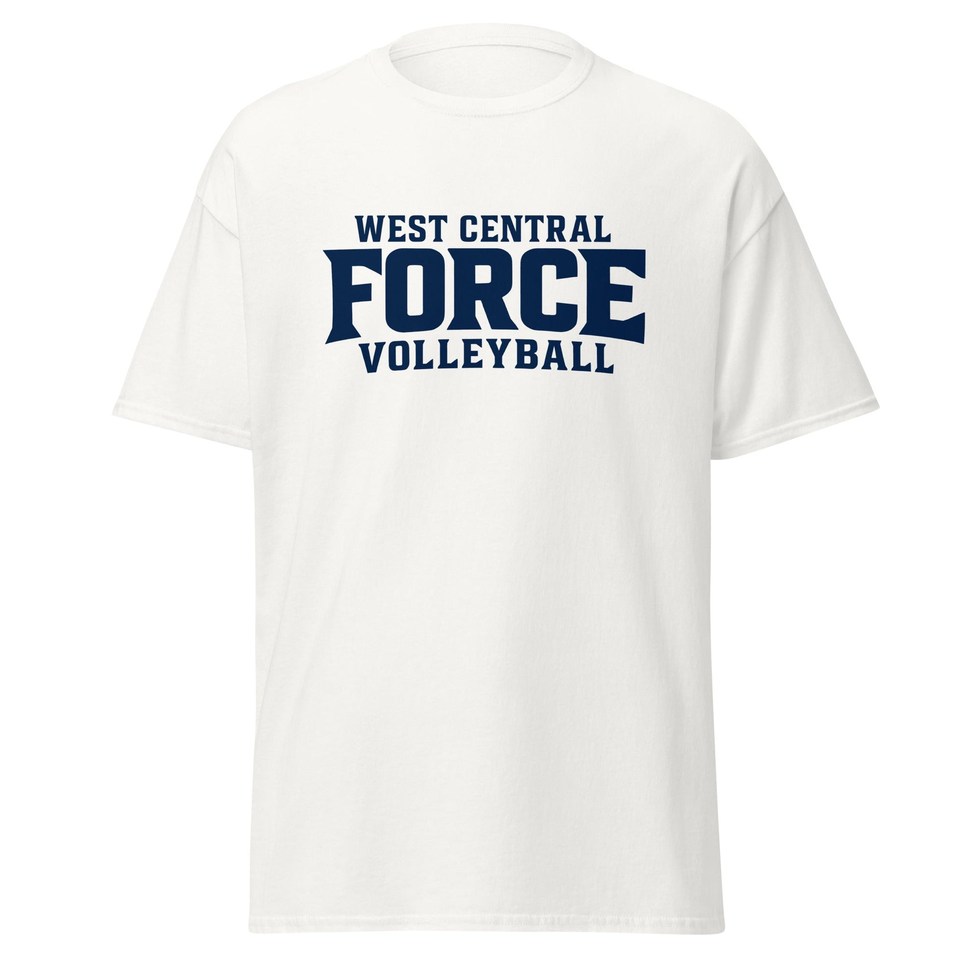 Classic | T-Shirt | West Central Force Volleyball | Blue Logo