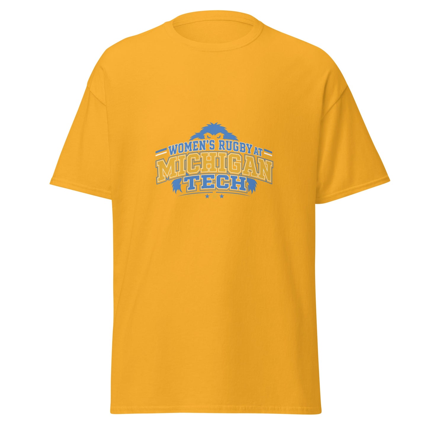 Classic | T-Shirt | Women’s Rugby at Michigan Tech | Varsity Crest Logo