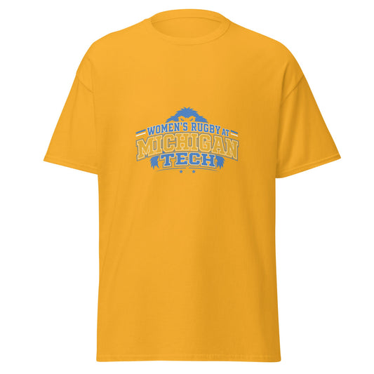 Classic | T-Shirt | Women’s Rugby at Michigan Tech | Varsity Crest Logo