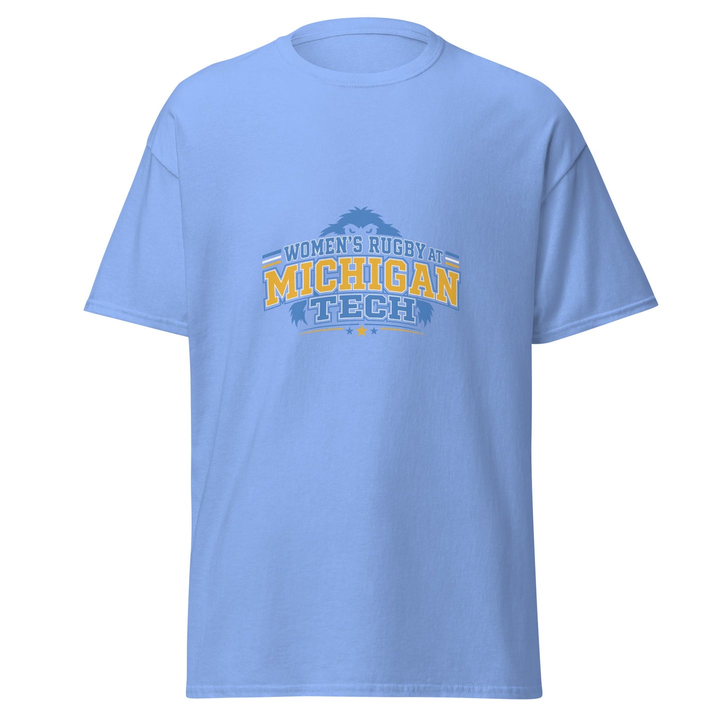 Classic | T-Shirt | Women’s Rugby at Michigan Tech | Varsity Crest Logo