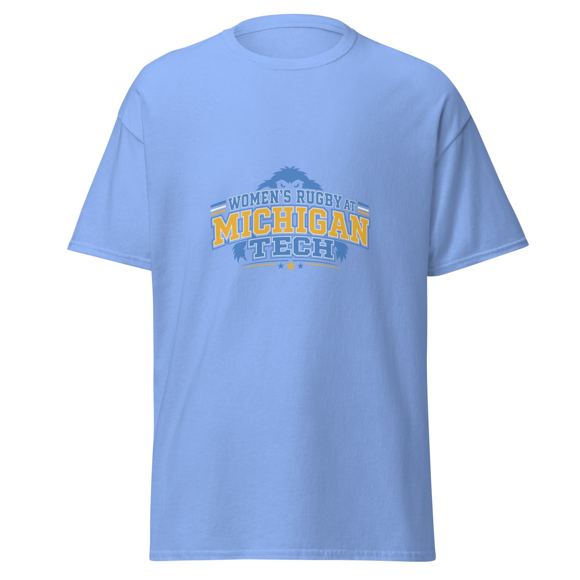 Classic | T-Shirt | Women’s Rugby at Michigan Tech | Varsity Crest Logo