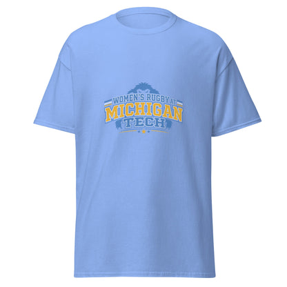 Classic | T-Shirt | Women’s Rugby at Michigan Tech | Varsity Crest Logo