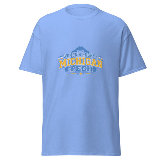 Classic | T-Shirt | Women’s Rugby at Michigan Tech | Varsity Crest Logo