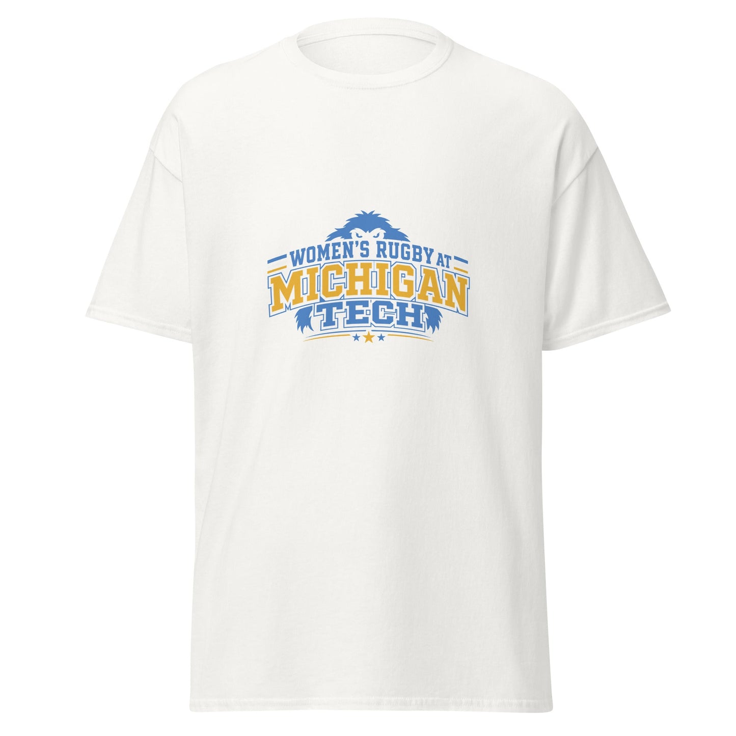 Classic | T-Shirt | Women’s Rugby at Michigan Tech | Varsity Crest Logo