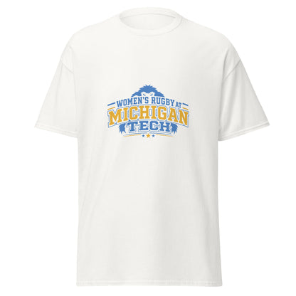 Classic | T-Shirt | Women’s Rugby at Michigan Tech | Varsity Crest Logo