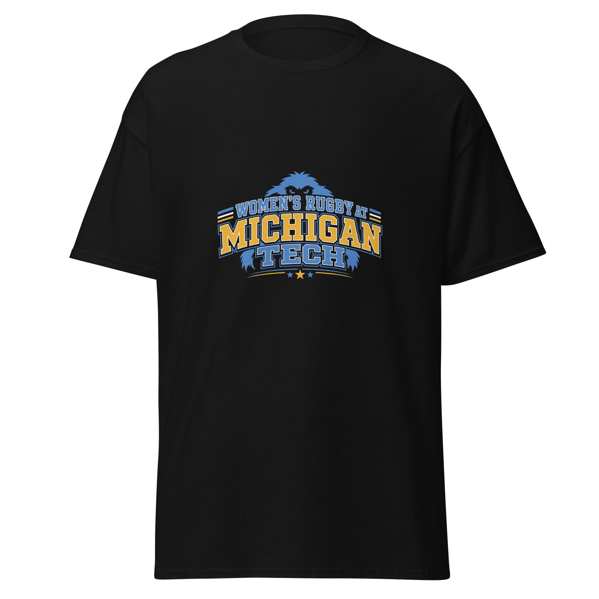 Classic | T-Shirt | Women’s Rugby at Michigan Tech | Varsity Crest Logo