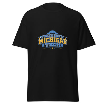 Classic | T-Shirt | Women’s Rugby at Michigan Tech | Varsity Crest Logo
