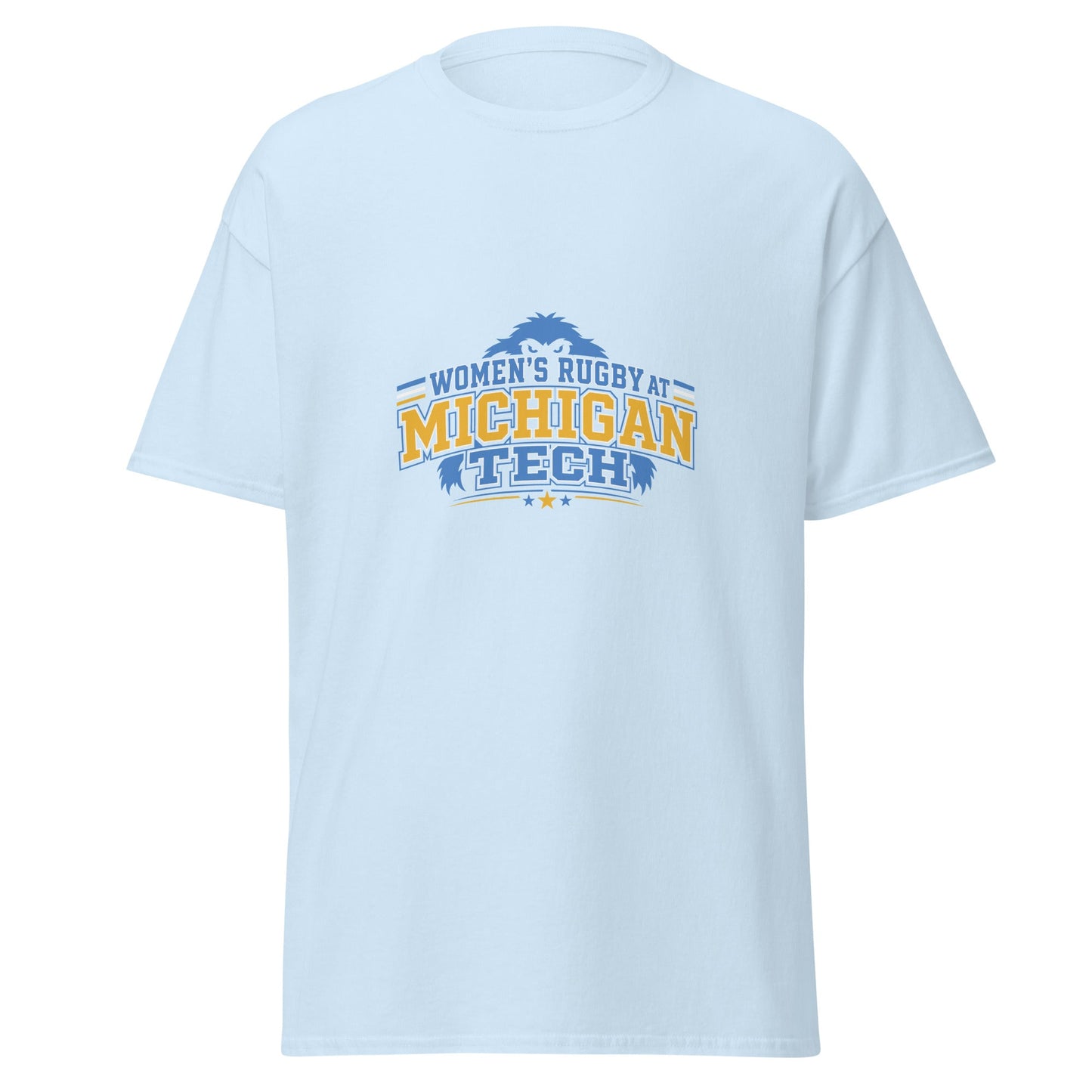 Classic | T-Shirt | Women’s Rugby at Michigan Tech | Varsity Crest Logo