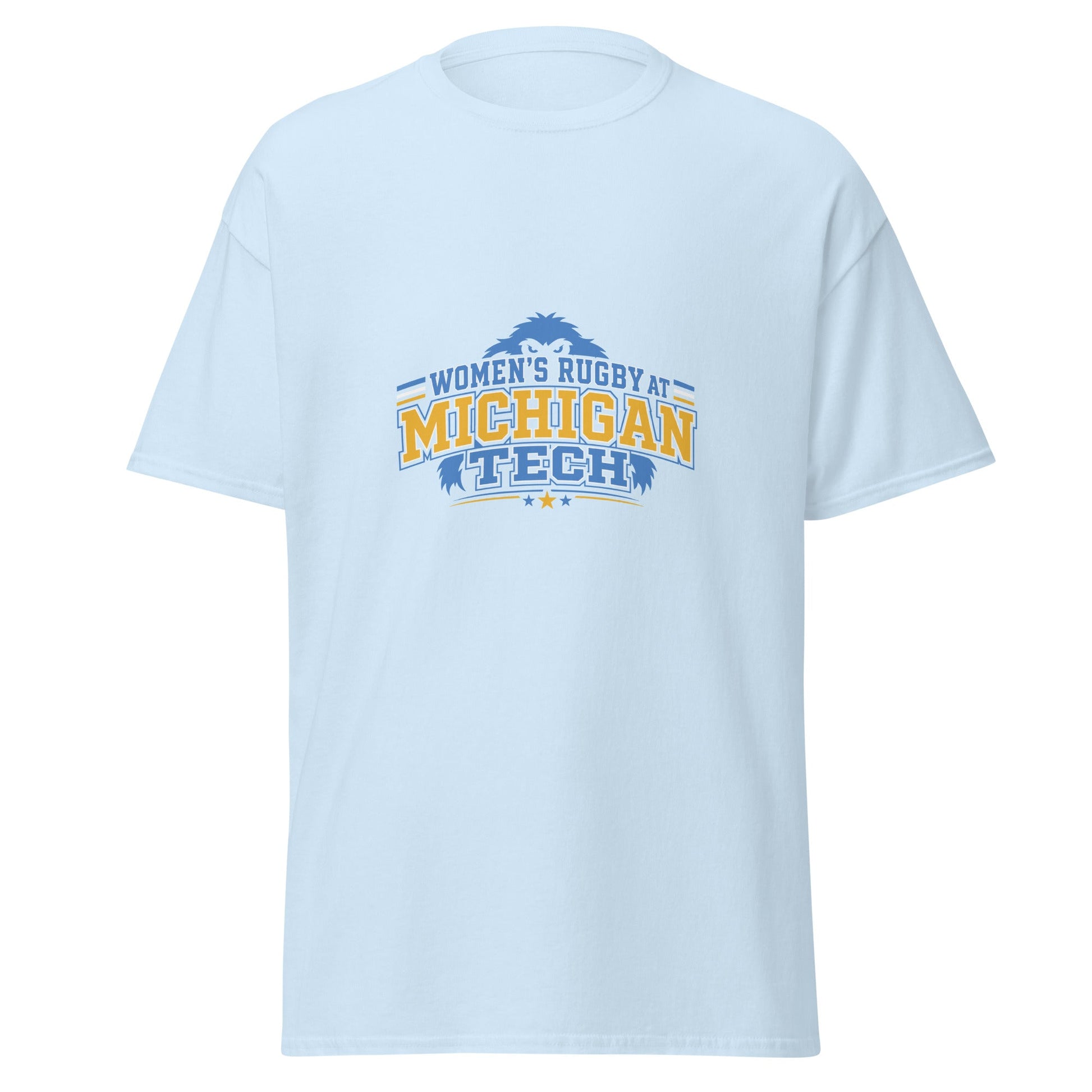 Classic | T-Shirt | Women’s Rugby at Michigan Tech | Varsity Crest Logo