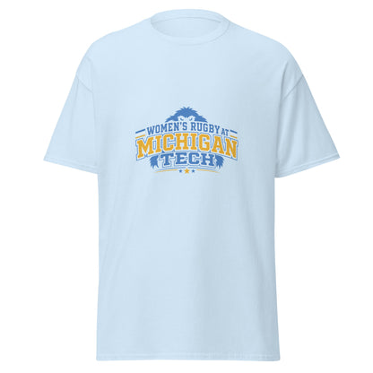 Classic | T-Shirt | Women’s Rugby at Michigan Tech | Varsity Crest Logo