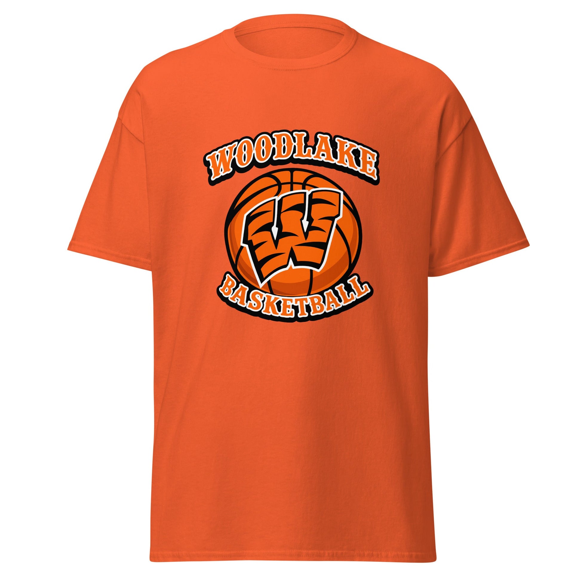 Classic | T-Shirt | Woodlake Boys Basketball | Athletics Logo