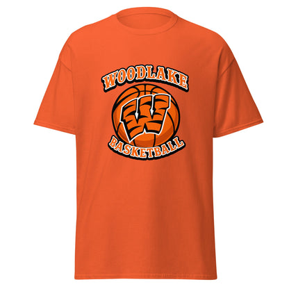 Classic | T-Shirt | Woodlake Boys Basketball | Athletics Logo