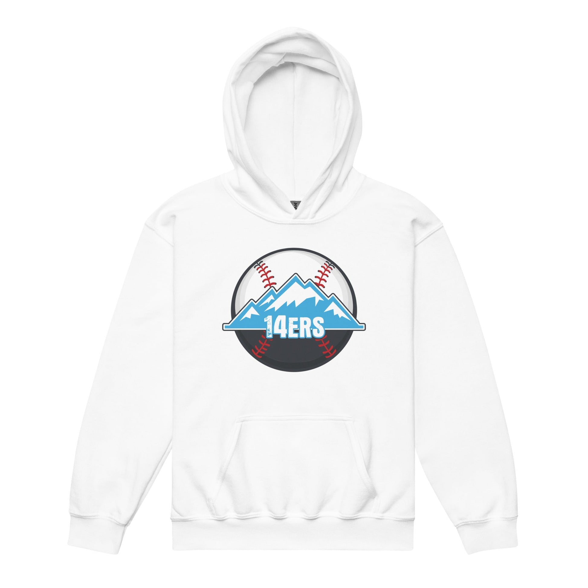 Classic | Youth Hoodie | 14ers Baseball | Athletics Logo
