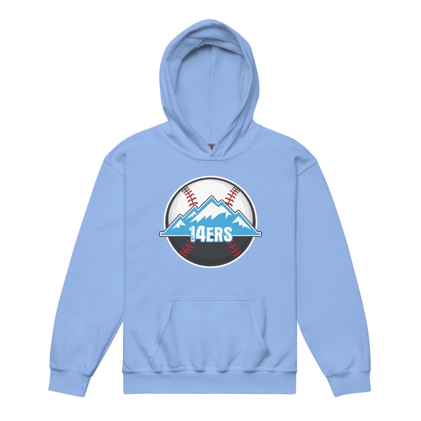 Classic | Youth Hoodie | 14ers Baseball | Athletics Logo