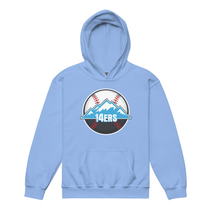Classic | Youth Hoodie | 14ers Baseball | Athletics Logo