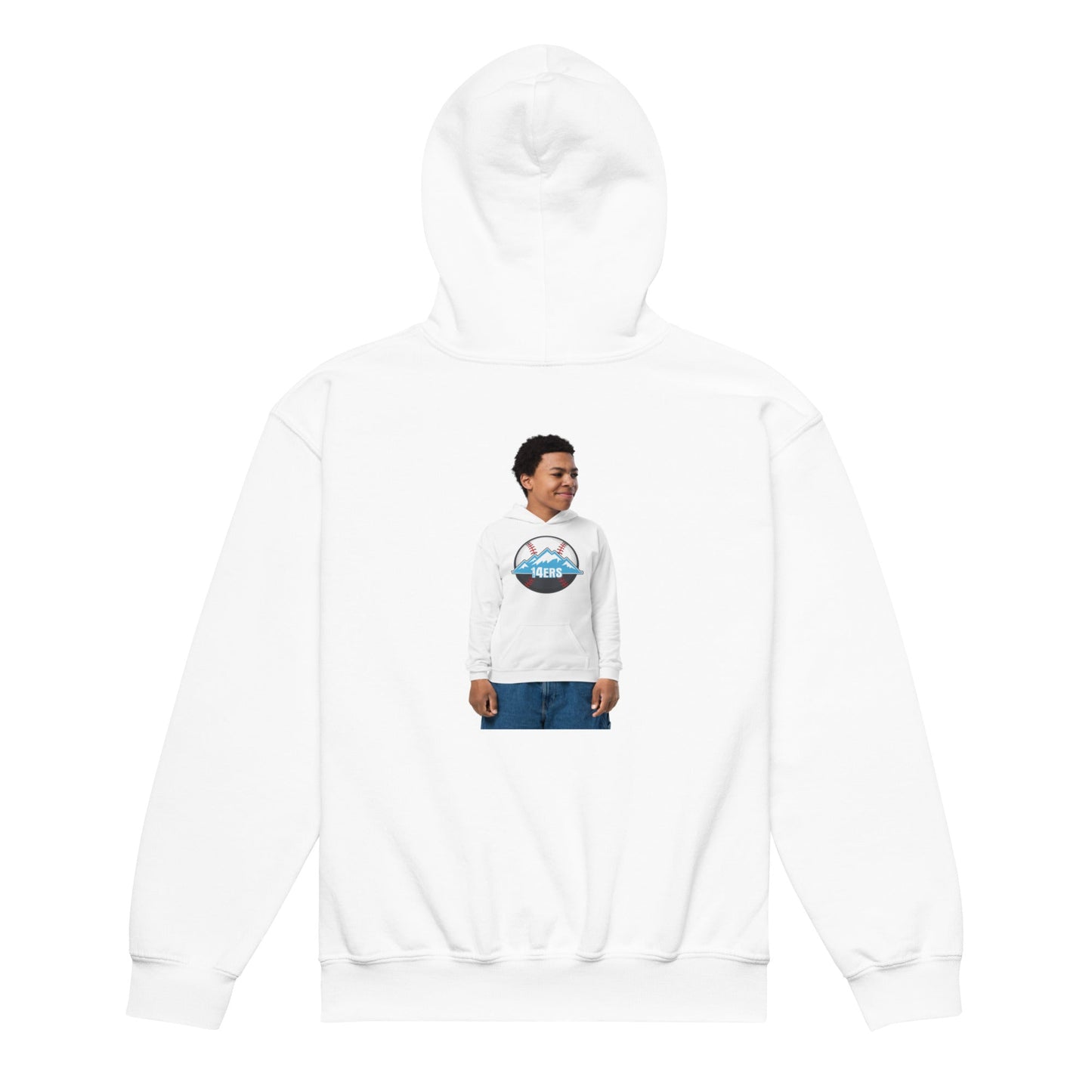 Classic | Youth Hoodie | 14ers Baseball | Athletics Logo