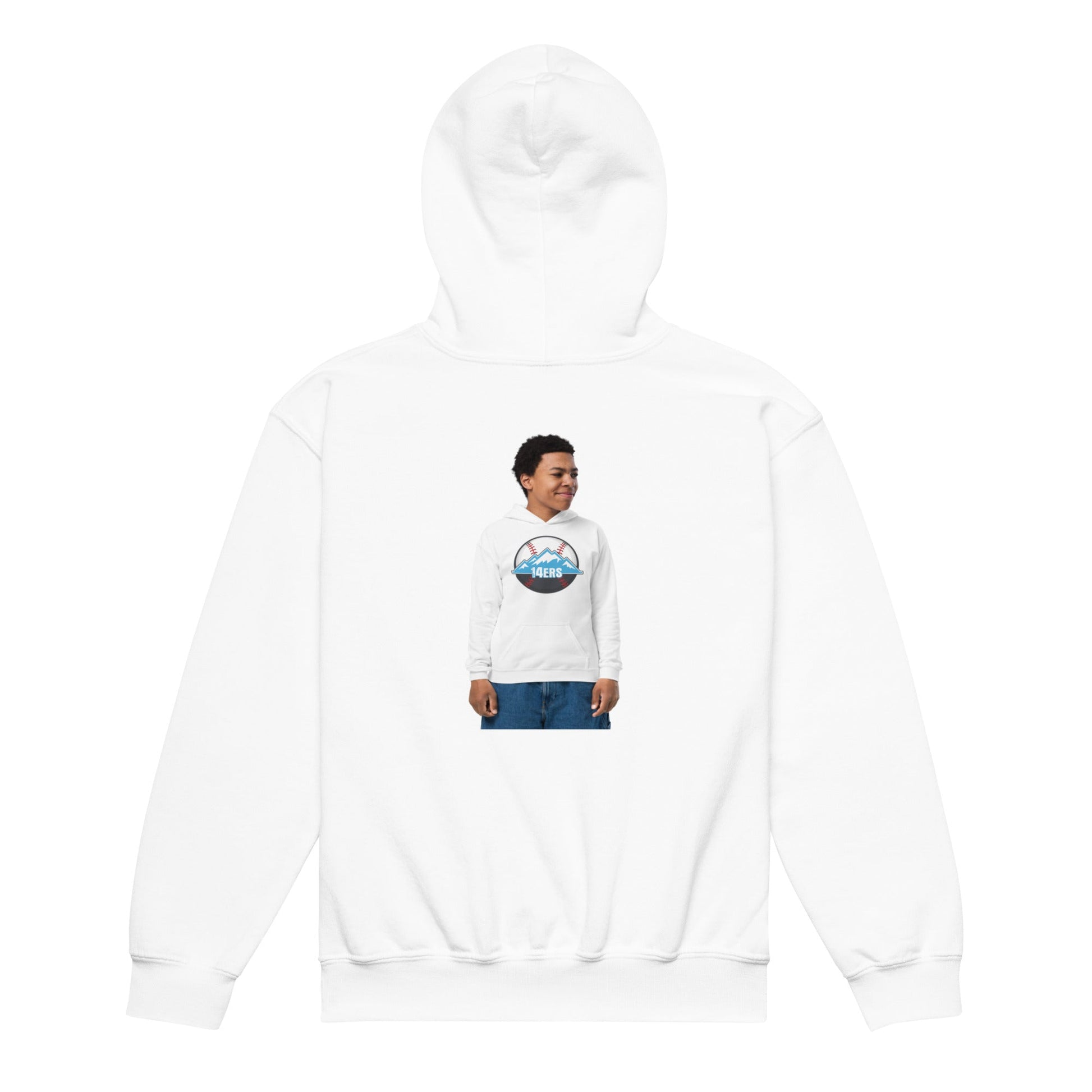Classic | Youth Hoodie | 14ers Baseball | Athletics Logo