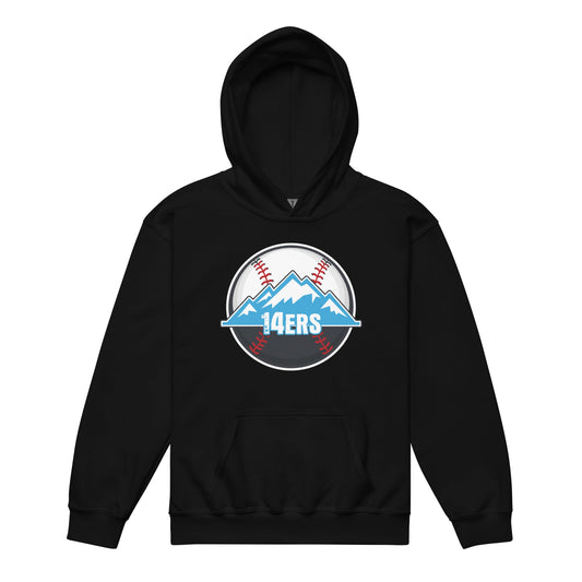 Classic | Youth Hoodie | 14ers Baseball | Athletics Logo