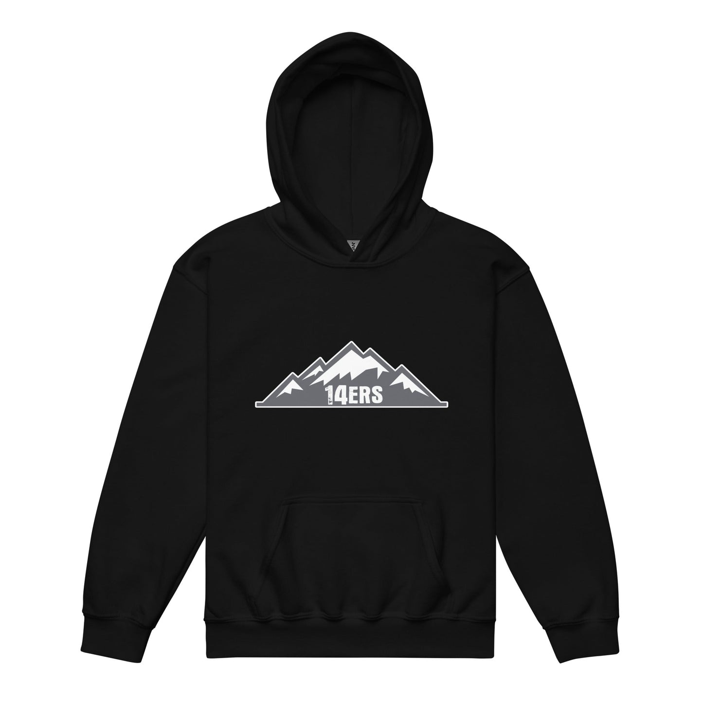 Classic | Youth Hoodie | 14ers Baseball | Grey Logo