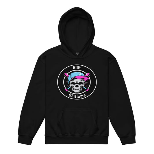 Classic | Youth Hoodie | 606 Outlaws Baseball | Badge Logo