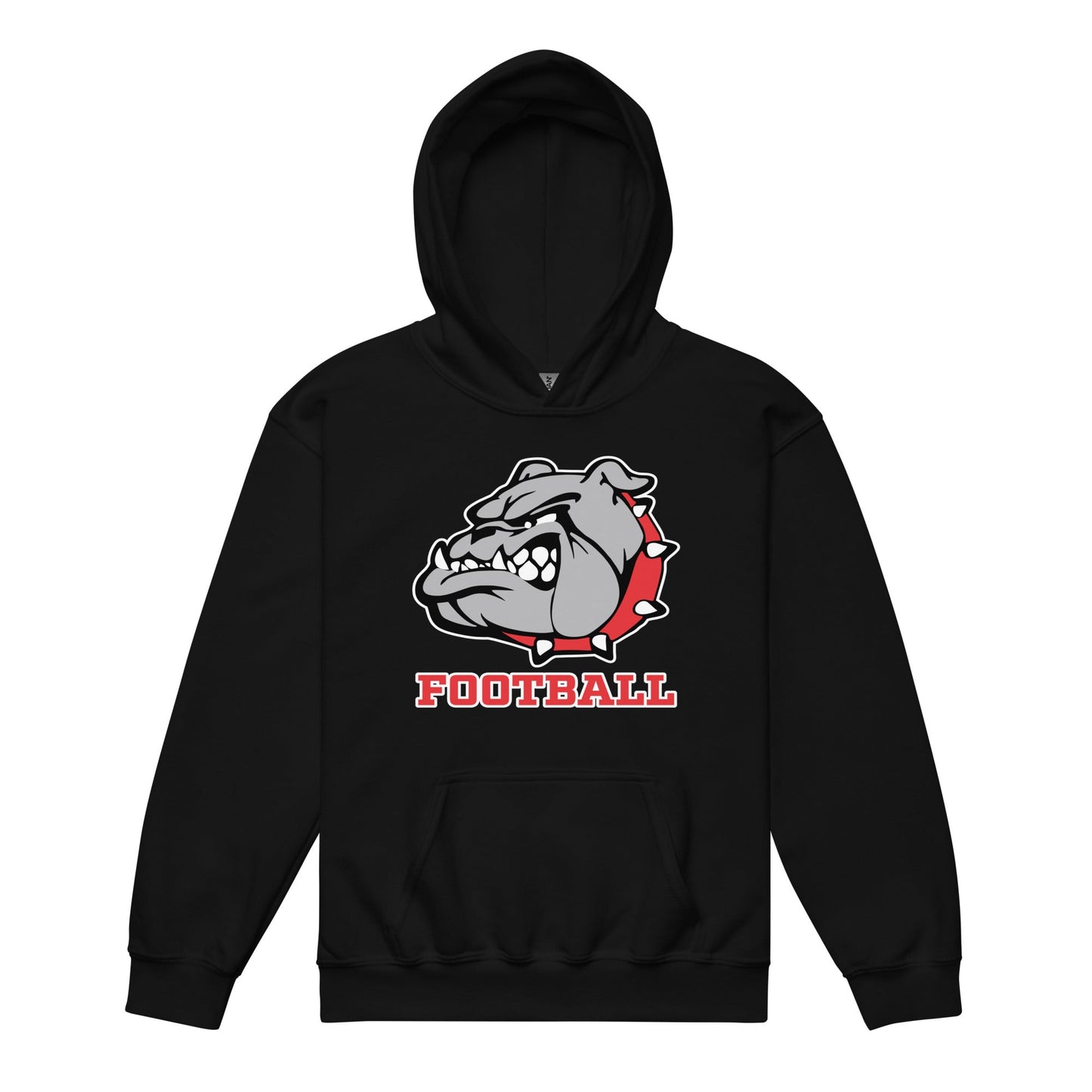 Classic | Youth Hoodie | 6th Grade Bulldogs Team | Football Logo