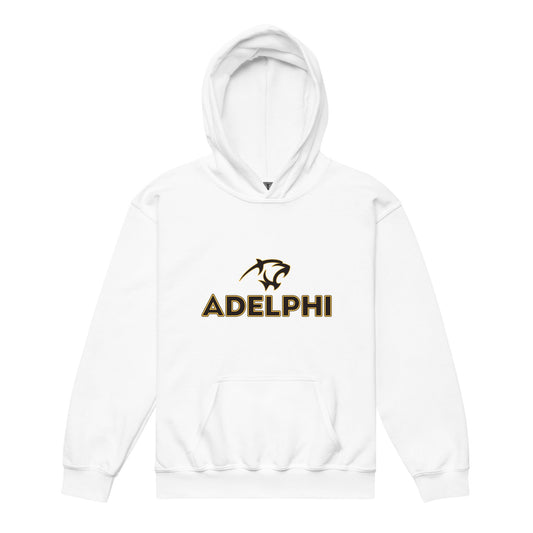 Classic | Youth Hoodie | Adelphi Womens Soccer | Apex Panther Logo